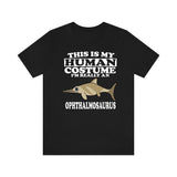 This Is My Human Costume I'm Really An Ophthalmosaurus Dinosaur Shirt, Dinosaur Lover Shirt, Dinosaur Funny Gift, Animal Adult Kids Image 1