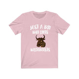 Just A Boy Who Loves Wildebeests Shirt, Wildebeest Lover Shirt, Wildebeest Shirt, Wildebeest Lover Gift, Animal Shirt Image 4