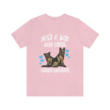 Just A Boy Who Loves German Shepherds Dog Shirt, German Shepherd Lover Shirt, Dog Shirt, Dog Lover Gift, Animal Adult Kids T-Shirt Image 4