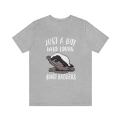 Honey Badger T-Shirt for Boys - honey badger print design