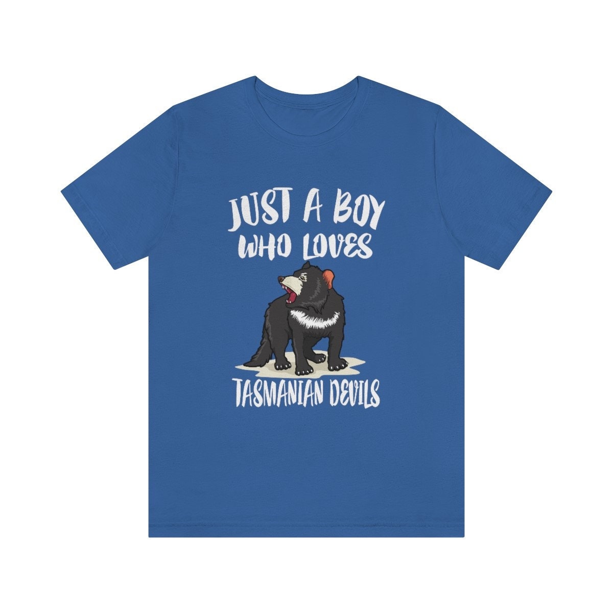 Just a boy who loves Tasmanian devils endangered Australian marsupial tee
