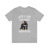 Just A Boy Who Loves Tasmanian Devils Shirt, Tasmanian Devil Lover Shirt, Tasmanian Devil Shirt, Tasmanian Devil, Animal Adult Kids T-Shirt Image 1