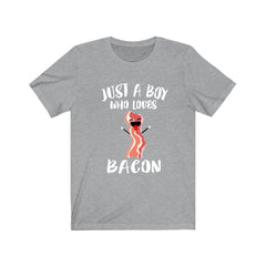 Just A Boy Who Loves Bacon Shirt - bacon print design