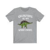 Stegosaurus Is My Spirit Animal Shirt, Stegosaurus Lover Shirt, Dinosaur shirt, Dinosaur Lover Gift Animal Adult Toddler Kids T-Shirt Image 1
