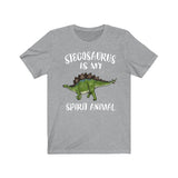 Stegosaurus Is My Spirit Animal Shirt, Stegosaurus Lover Shirt, Dinosaur shirt, Dinosaur Lover Gift Animal Adult Toddler Kids T-Shirt Image 1