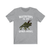 Triceratops Is My Spirit Animal Shirt, Triceratops Lover Shirt, Dinosaur shirt, Dinosaur Lover Gift Animal Adult Toddler Kids T-Shirt Image 1