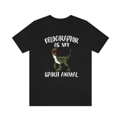 Velociraptor Is My Spirit Animal Shirt - Velociraptor print design