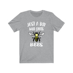 Just A Boy Who Loves Bees Shirt - bee print design