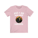 Just A Boy Who Loves Chimpanzees Shirt, Chimpanzee Lover Shirt, Chimpanzee Shirt, Chimpanzee Owner Gift, Animal Adult Kids T-Shirt Image 4
