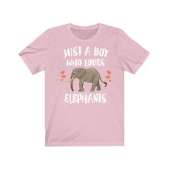 Just A Boy Who Loves Elephants Shirt - elephant print design