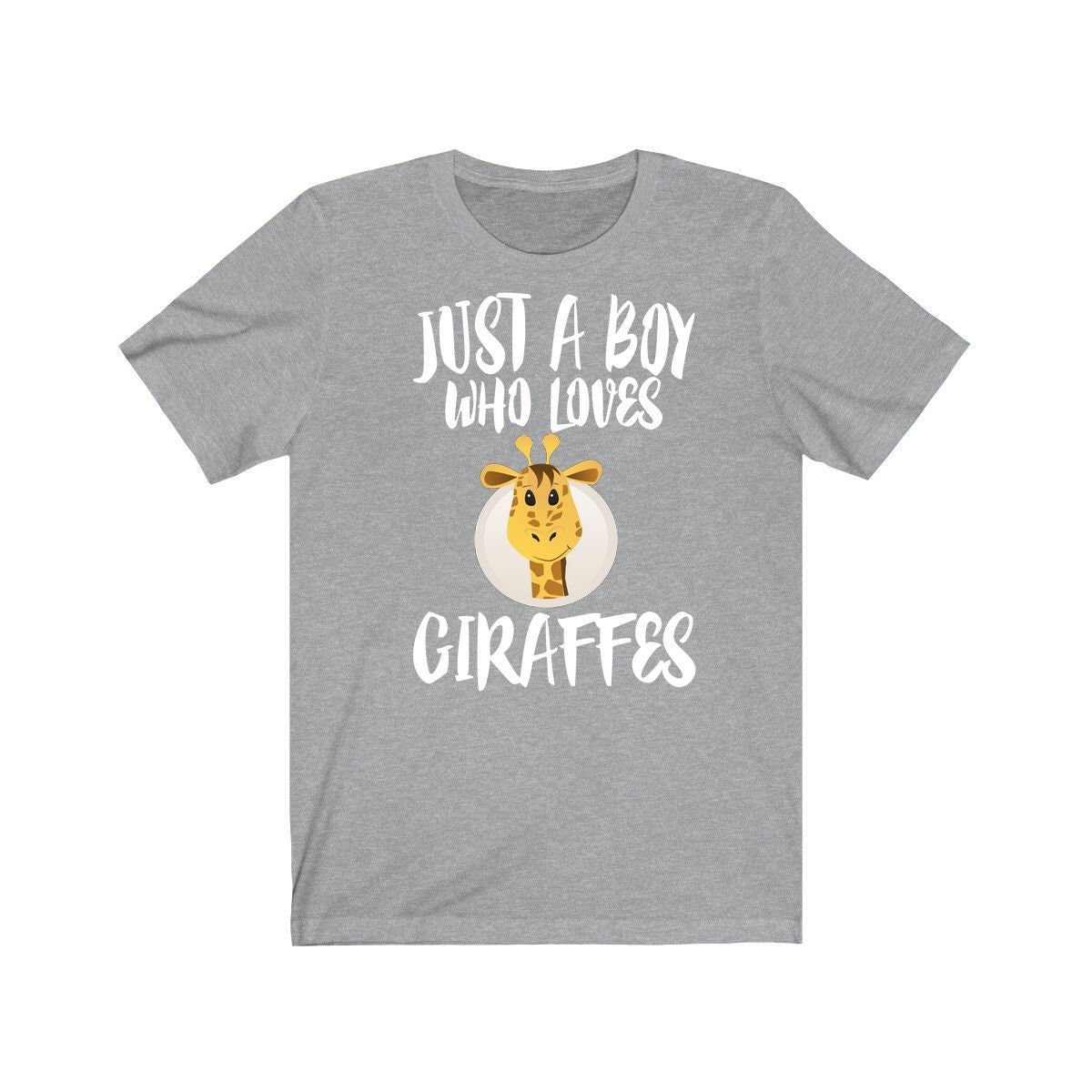 Just A Boy Who Loves Giraffes Shirt - giraffe print design