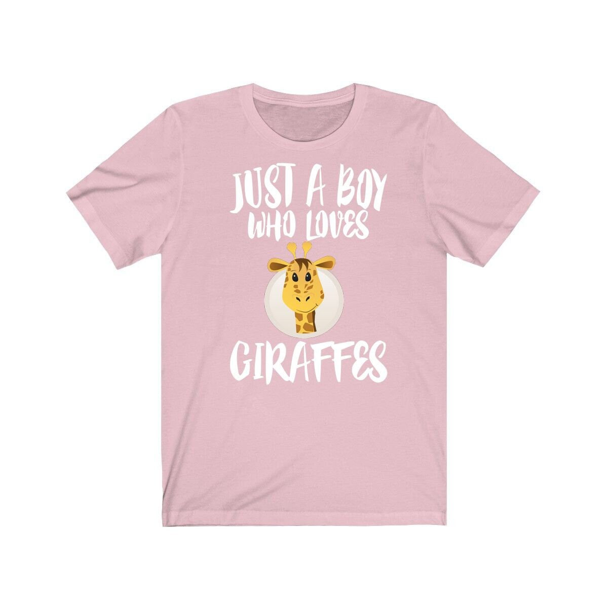 Just A Boy Who Loves Giraffes Shirt - giraffe print design