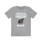 This Is My Human Costume I'm Really A Rat Shirt, Rat Lover Shirt, Rat Shirt, Rat Funny Gift, Animal Adult Kids Shirt Image 1