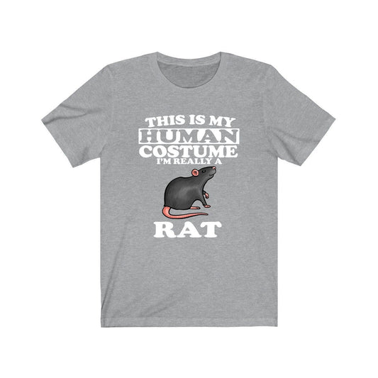 This Is My Human Costume I'm Really A Rat Shirt - rat print design
