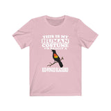 This Is My Human Costume I'm Really A Red-winged Blackbird Shirt, Blackbird Lover Shirt, Birding Shirt, Bird Funny Gift, Adult Kids Shirt Image 4