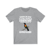 This Is My Human Costume I'm Really A Red-winged Blackbird Shirt, Blackbird Lover Shirt, Birding Shirt, Bird Funny Gift, Adult Kids Shirt Image 1
