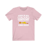This Is My Human Costume I'm Really A Rubber Chicken Shirt, Rubber Chicken Lover Shirt, Chicken Shirt, Chicken Funny Gift, Adult Kids Shirt Image 4