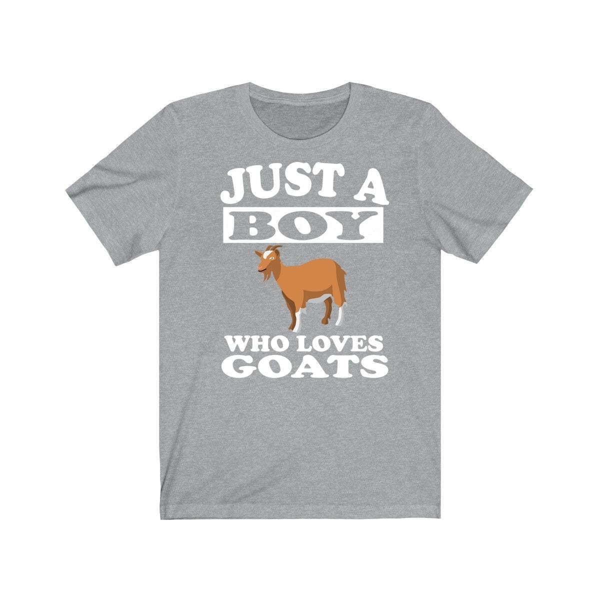 Just A Boy Who Loves Goats Shirt - goat print design