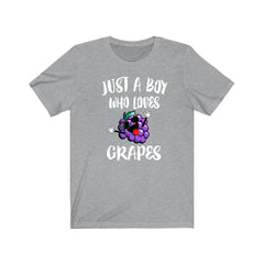 Grape Lover T-Shirt for Boys - grape print design