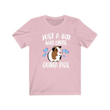 Just A Boy Who Loves Guinea Pigs Shirt, Guinea Pig Lover Shirt, Guinea Pig Shirt, Guinea Pig Lover Gift, Animal Adult Kids T-Shirt Image 4