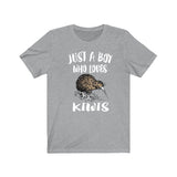 Just A Boy Who Loves Kiwi Birds Shirt, Kiwi Bird Lover Shirt, Birding Shirt, Kiwi Bird Lover Gift, Animal Adult Kids T-Shirt Image 1