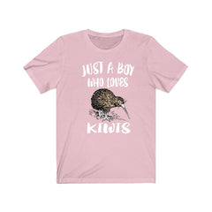 Just a boy who loves kiwi birds New Zealand flightless bird tee