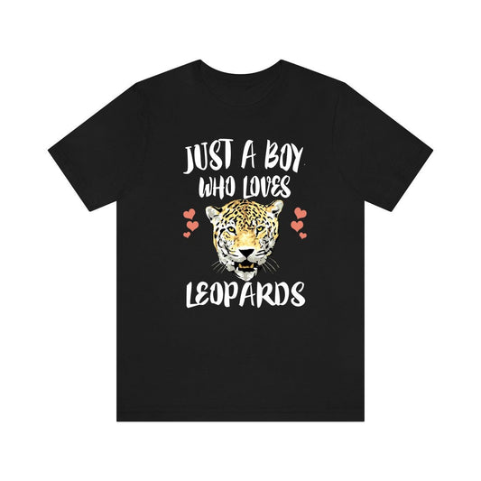 Just A Boy Who Loves Leopards Shirt - leopard print design
