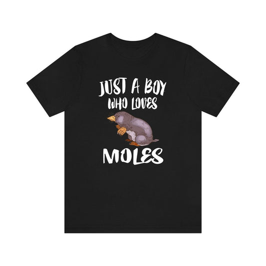 Just A Boy Who Loves Moles Shirt - mole print design