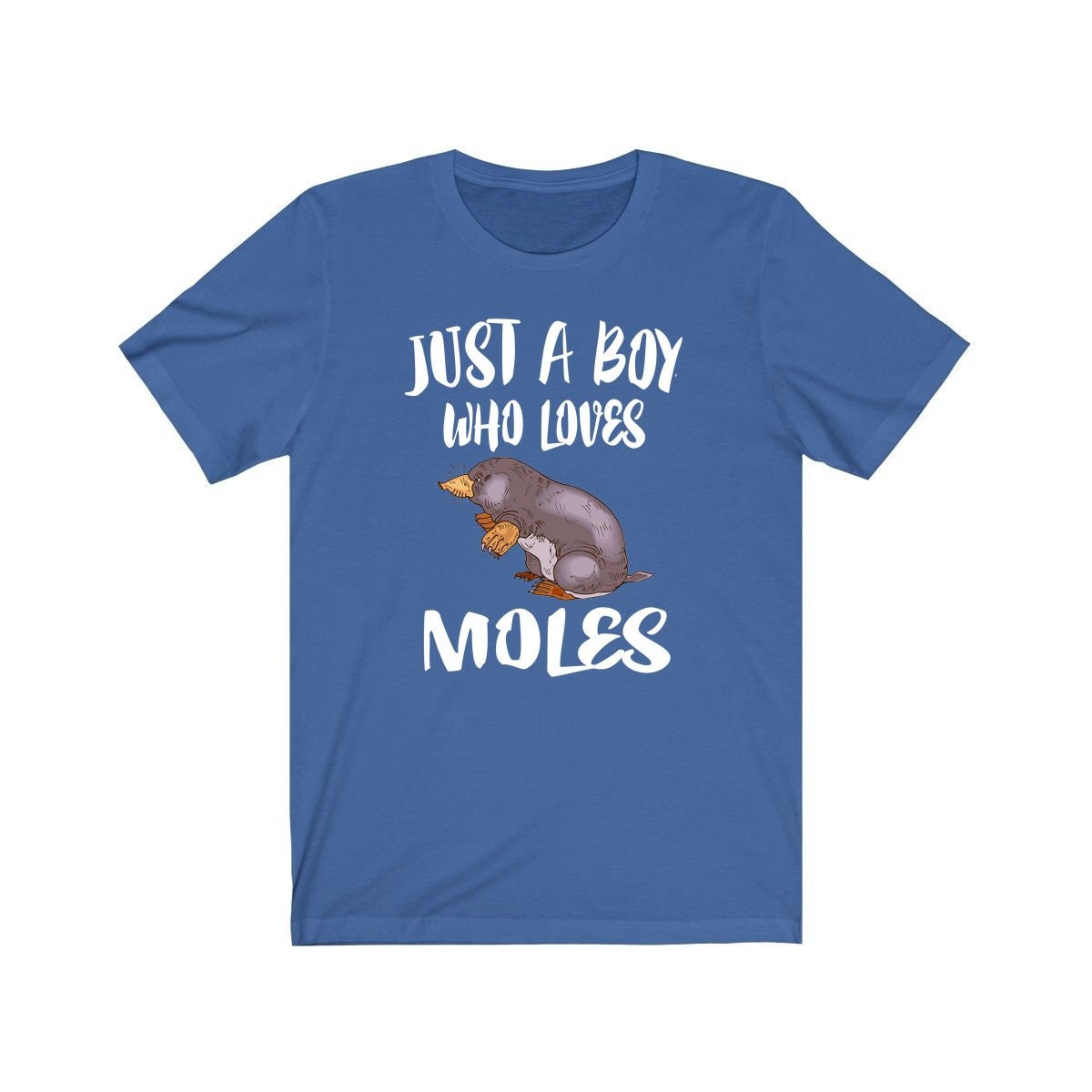 Just A Boy Who Loves Moles Shirt - mole print design