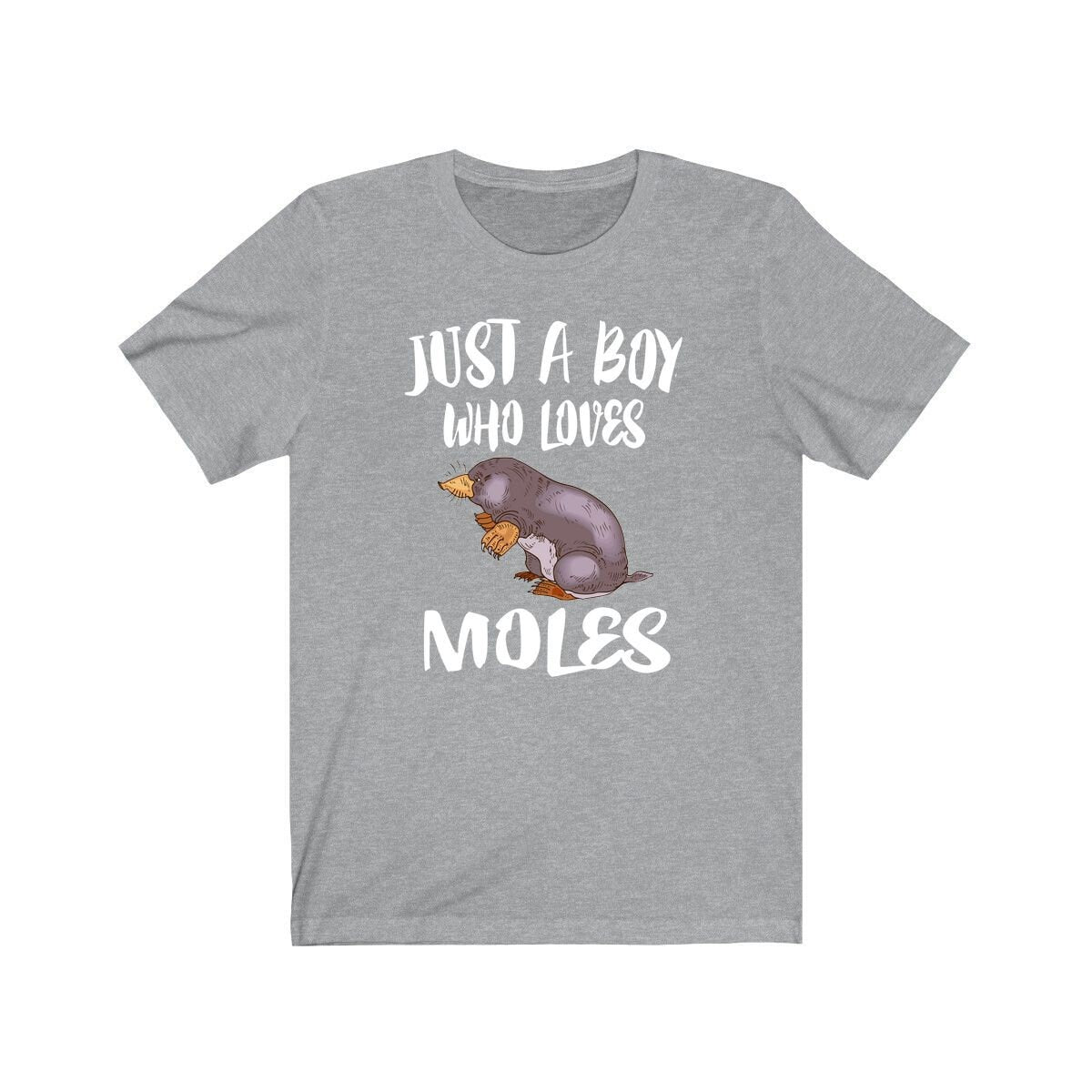 Just A Boy Who Loves Moles Shirt - mole print design