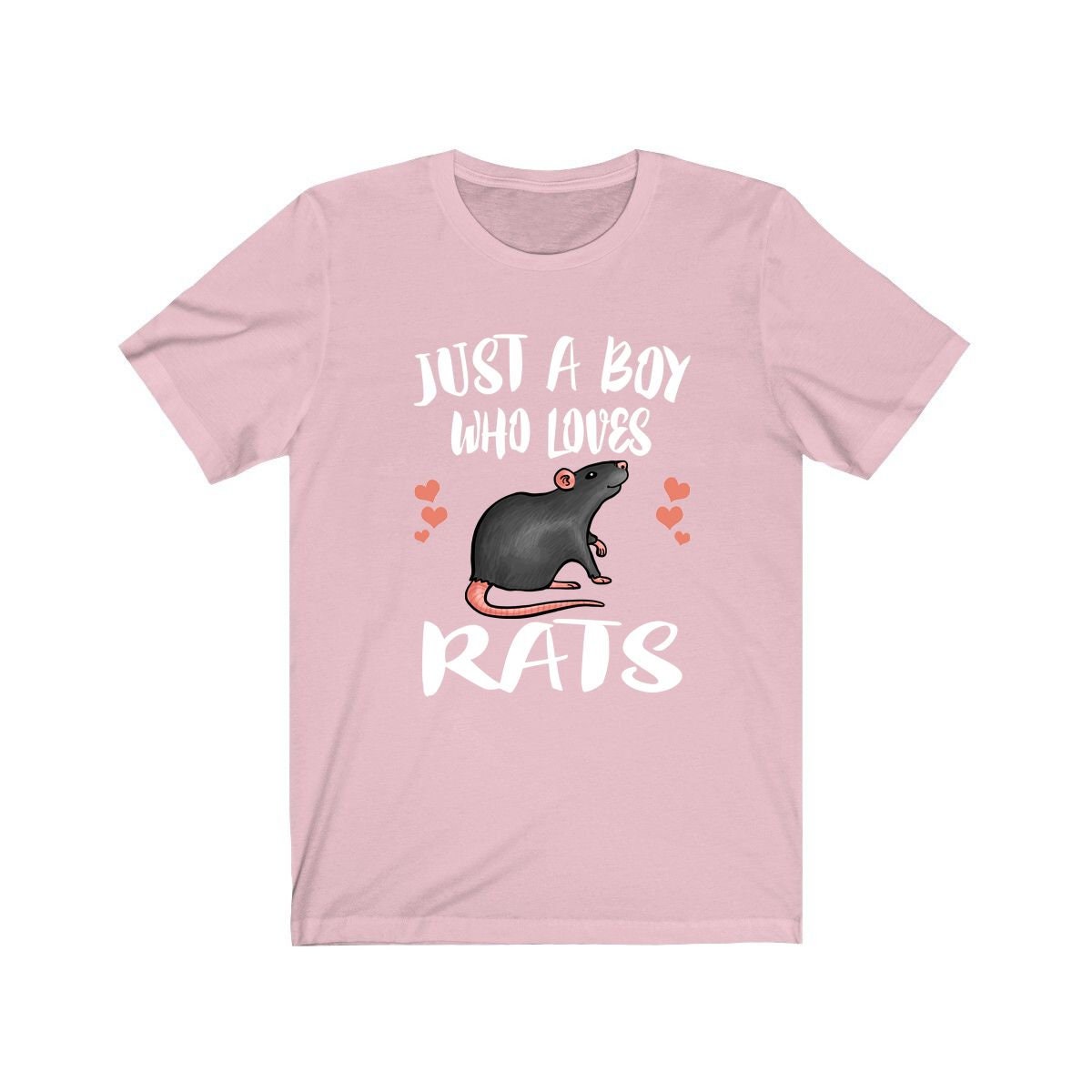 Just A Boy Who Loves Rats Shirt - rat print design