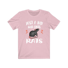 Just A Boy Who Loves Rats Shirt - rat print design