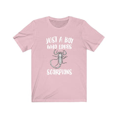 Just A Boy Who Loves Scorpions Shirt - scorpion print design