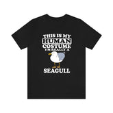 This Is My Human Costume I'm Really A  Seagull Shirt,  Seagull Lover Shirt, Birding Shirt, Bird Funny Gift, Adult Kids Shirt Image 1