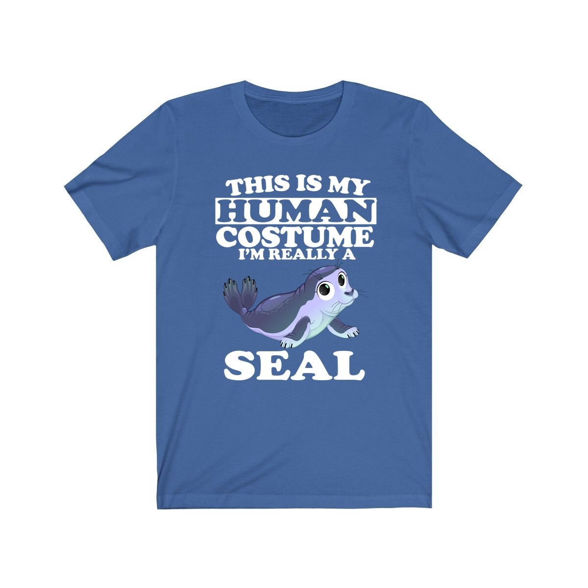 Seal Human Costume Shirt - seal print design