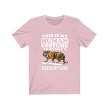 This Is My Human Costume I'm Really A Siberian Tiger Shirt, Siberian Tiger Lover Shirt, Tiger Shirt, Tiger Funny Gift, Adult Kids Shirt Image 4