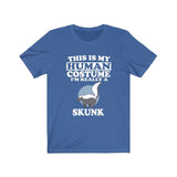 This Is My Human Costume I'm Really A Skunk Shirt, Skunk Lover Shirt, Skunk Shirt, Skunk Funny Gift, Animal Adult Kids Shirt Image 2