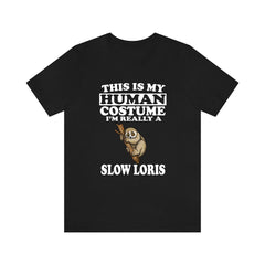 This Is My Human Costume I'm Really A Slow Loris Shirt - slow loris print design