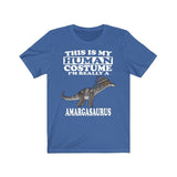 This Is My Human Costume I'm Really An Amargasaurus Dinosaur Shirt, Dinosaur Lover Shirt, Dinosaur Shirt, Dinosaur Lover Gift, Animal Gift Image 2