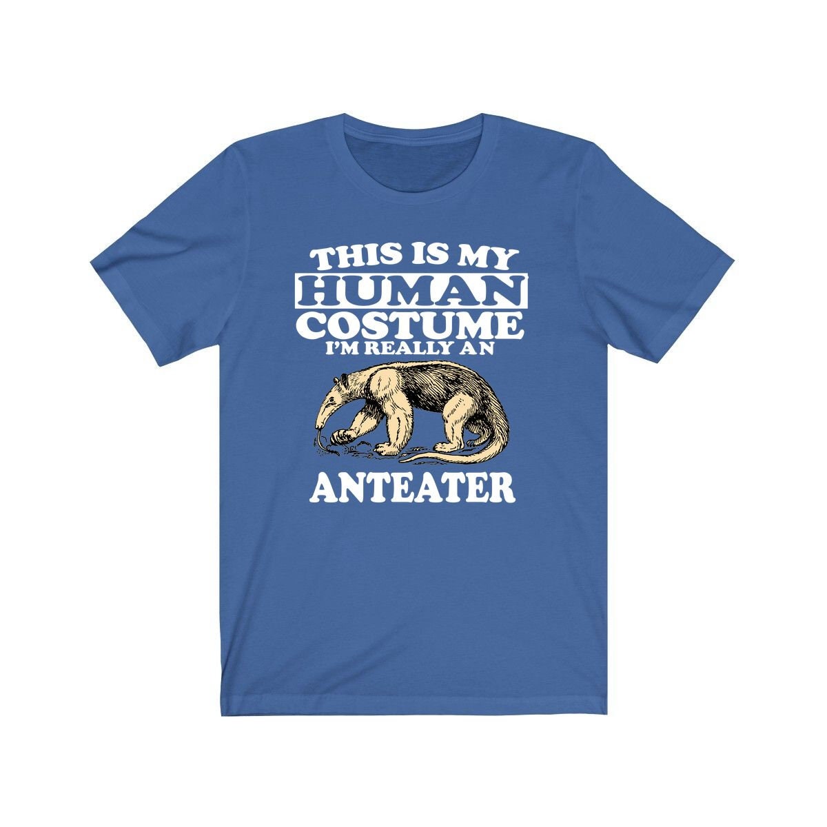 Anteater Human Costume Shirt - anteater print design