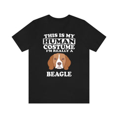 This Is My Human Costume I'm Really A Beagle Dog Shirt - Beagle print design