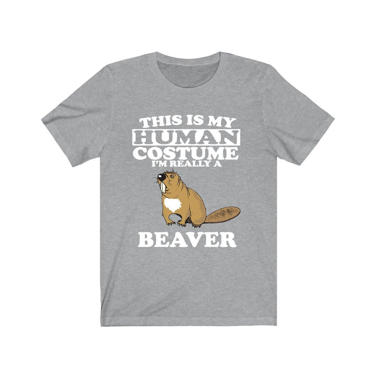 This is my human costume I am really a beaver wetland engineer tee