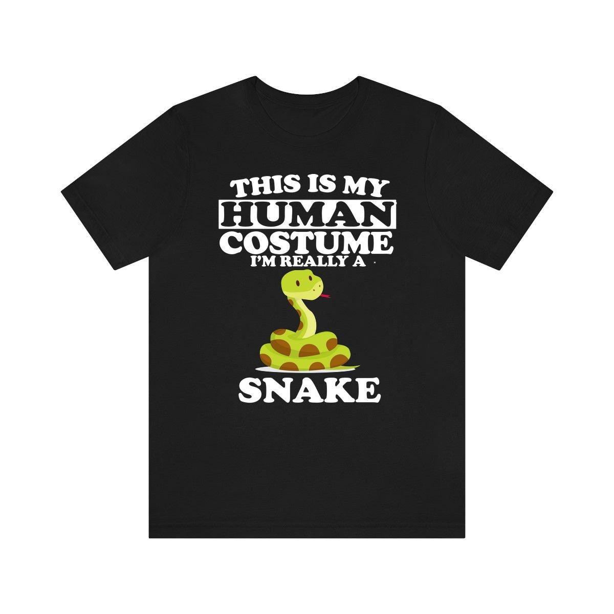 This Is My Human Costume I'm Really A Snake Shirt, Snake Lover Shirt, Snake Shirt, Snake Funny Gift, Snake Gift, Animal Adult Kids Shirt Image 1