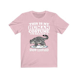 This Is My Human Costume I'm Really A Snow Leopard Shirt, Snow Leopard Lover Shirt, Leopard Shirt, Leopard Funny Gift, Animal Adult Kids Image 4