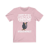 This Is My Human Costume I'm Really A Spyder Monkey Shirt, Spyder Monkey Lover Shirt, Monkey Shirt, Monkey Funny Gift, Animal Adult Kids Image 4