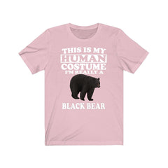 This Is My Human Costume I'm Really A Black Bear Shirt - black bear print design