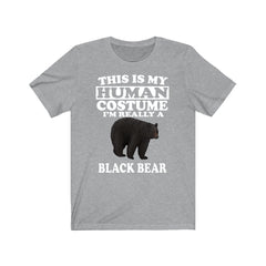 This Is My Human Costume I'm Really A Black Bear Shirt - black bear print design