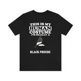 This Is My Human Costume I'm Really A Black Phoebe Bird Shirt, Black Phoebe Lover Shirt, Birding Shirt, Bird Lover Gift, Animal Gift Image 2