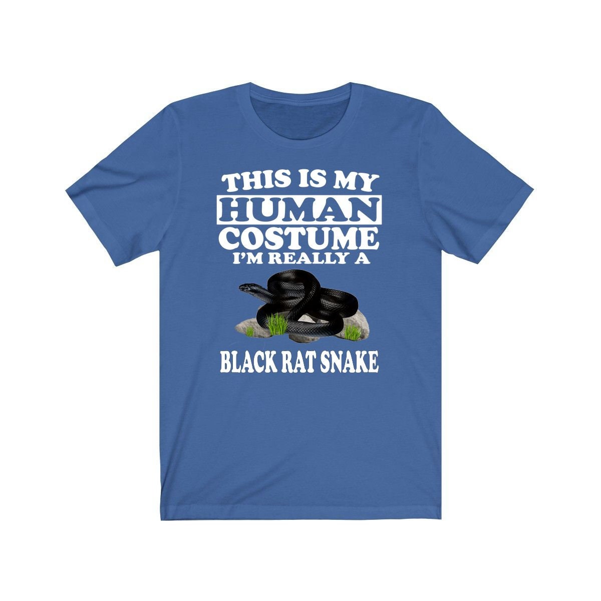 This Is My Human Costume I'm Really A Black Rat Snake Shirt - Black Rat Snake print