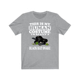 This Is My Human Costume I'm Really A Black Rat Snake Shirt, Black Rat Snake Lover Shirt, Snake Shirt, Snake Lover Gift, Animal Gift Image 1